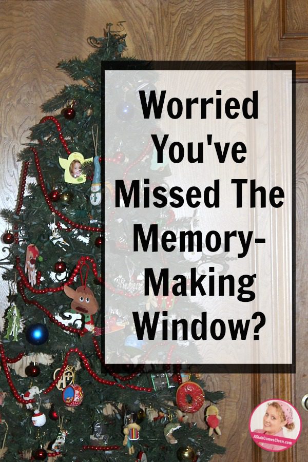 Make Christmas Memories there's still time at ASlobComesClean.com