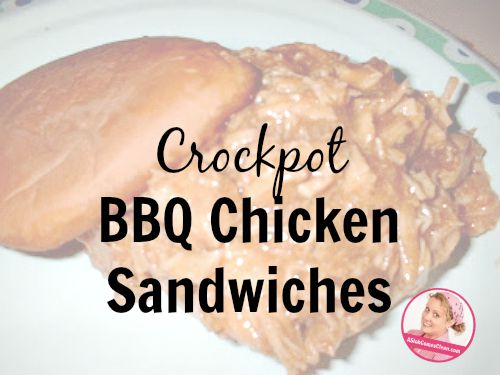 Crockpot BBQ Chicken Sandwiches - A Slob Comes Clean