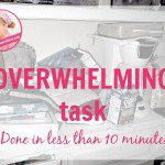 OVERWHELMING task - Done in less than 10 minutes fb at ASlobComesClean.com fb