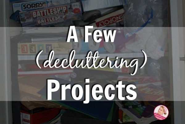 declutter projects game closet blanket drawer paper files at ASlobComesClean.com