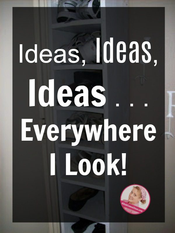 organize shoe clutter coat hooks Ideas, Ideas, Ideas Everywhere I Look at aslobcomesclean.com