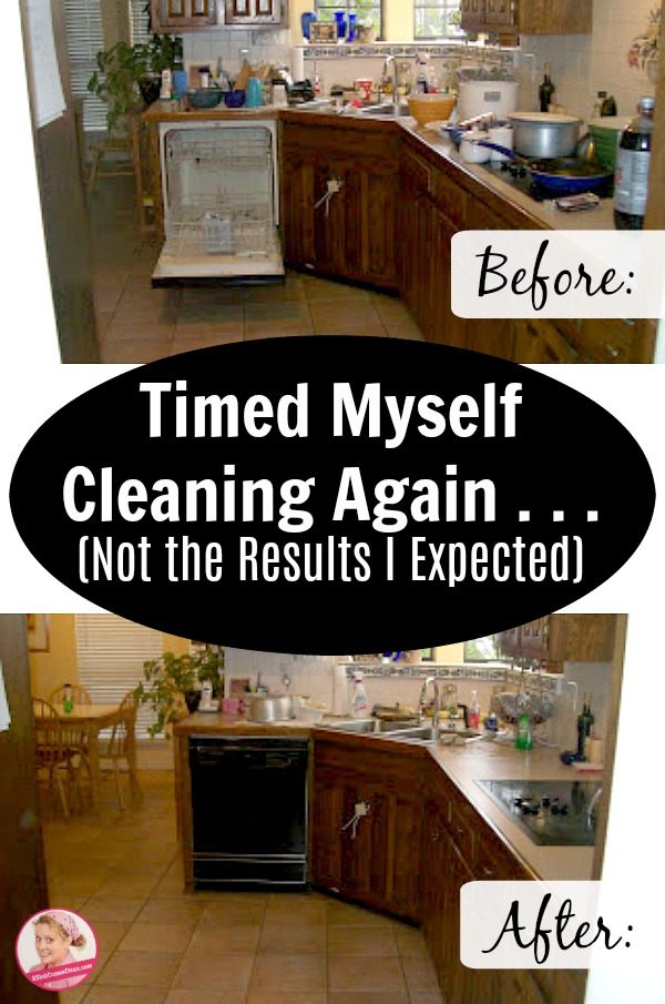 Timed Myself Cleaning Again . . . (Not the Results I Expected) daily checklist habits at ASlobComesClean.com