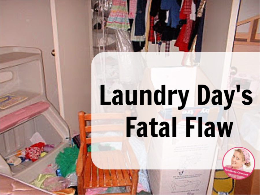 Laundry Day Flaw Daughter's Room at AslobComesClean.com