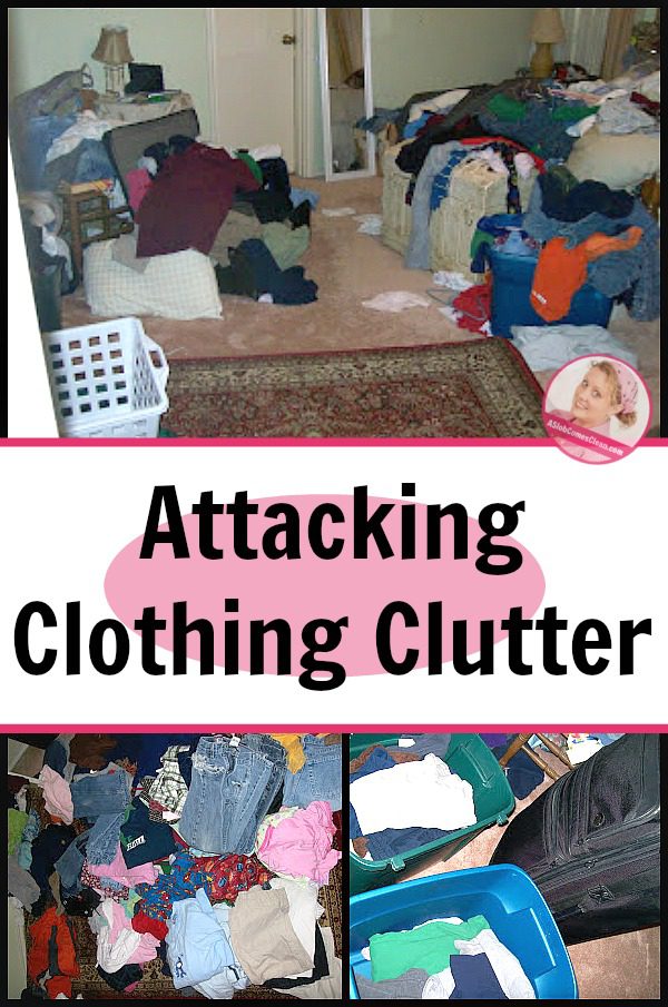 Attacking Clothing Clutter at ASlobComesClean.com pin