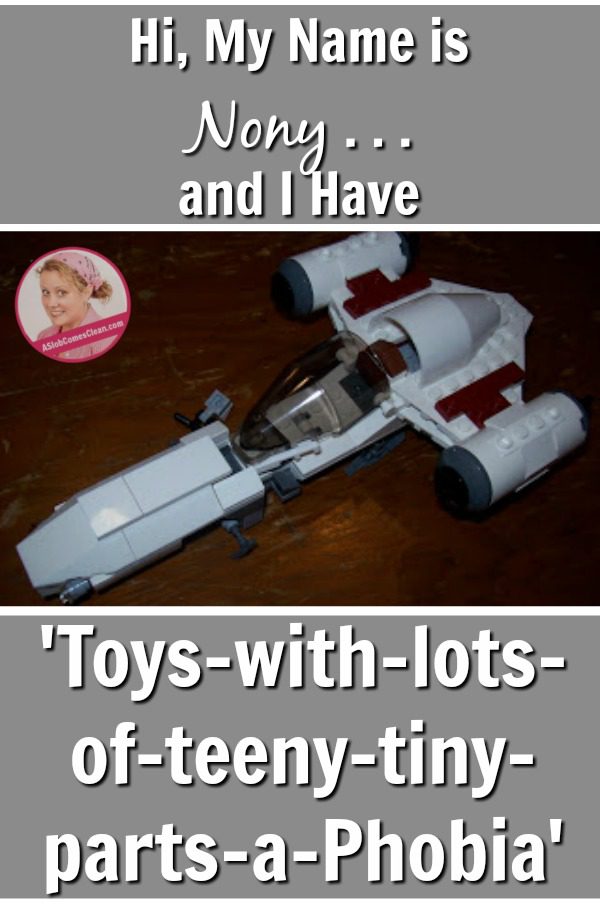 Dealing with Mom Guilt and Toys with Lots of Teeny Tiny Parts at ASlobComesClean.com