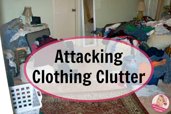 attacking clothing clutter at ASlobComesClean.com fb