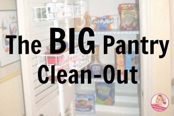 Clean Out the Pantry Decluttering at ASlobComesClean.com