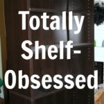Totally Shelf-Obsessed containerize with shelves at ASlobComesClean.com