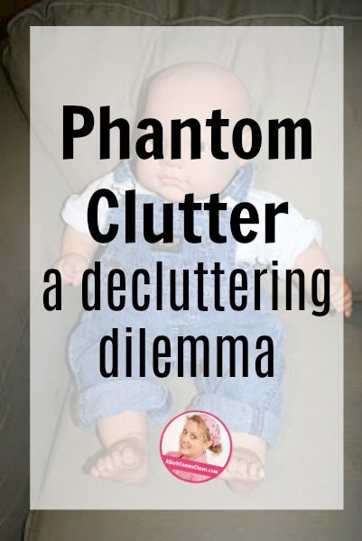 phantom clutter baby clothes and dolls at ASlobComesClean.com