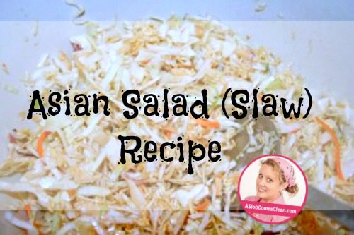 Asian Salad (Slaw) Recipe at ASlobComesClean.com