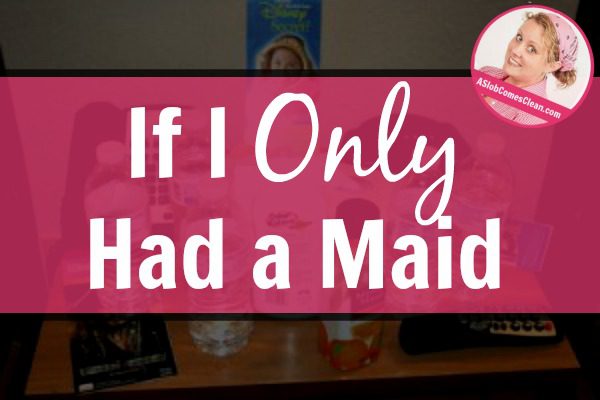 If I Only Had a Maid at ASlobComesClean.com