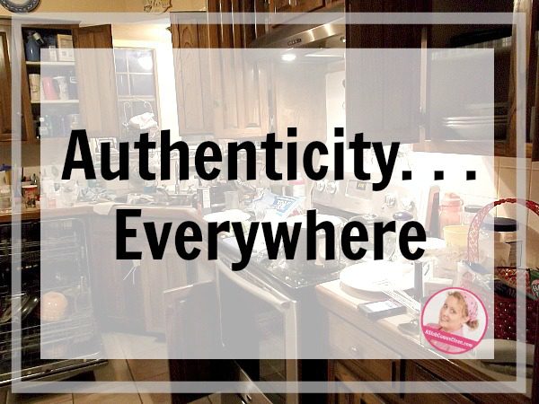 Authenticity Everywhere at ASlobComesClean.com