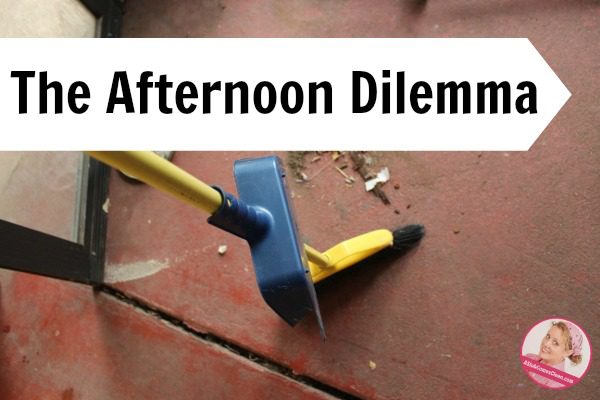 The Afternoon Dilemma Finding a New Normal at ASlobComesClean.com