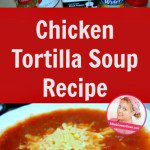 Chicken Tortilla Soup Recipe at ASlobComesClean.com