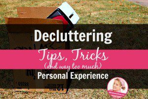 Decluttering Tips Tricks and Personal Experience at ASlobComesClean.com 300