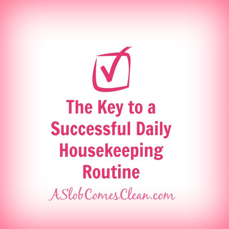 The Key To A Successful Daily Housekeeping Routine Dana K White A 