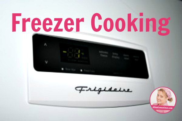 Freezer Cooking title at ASlobComesClean.com