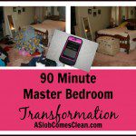 90 Minute Master Bedroom Transformation - A Slob Comes Clean