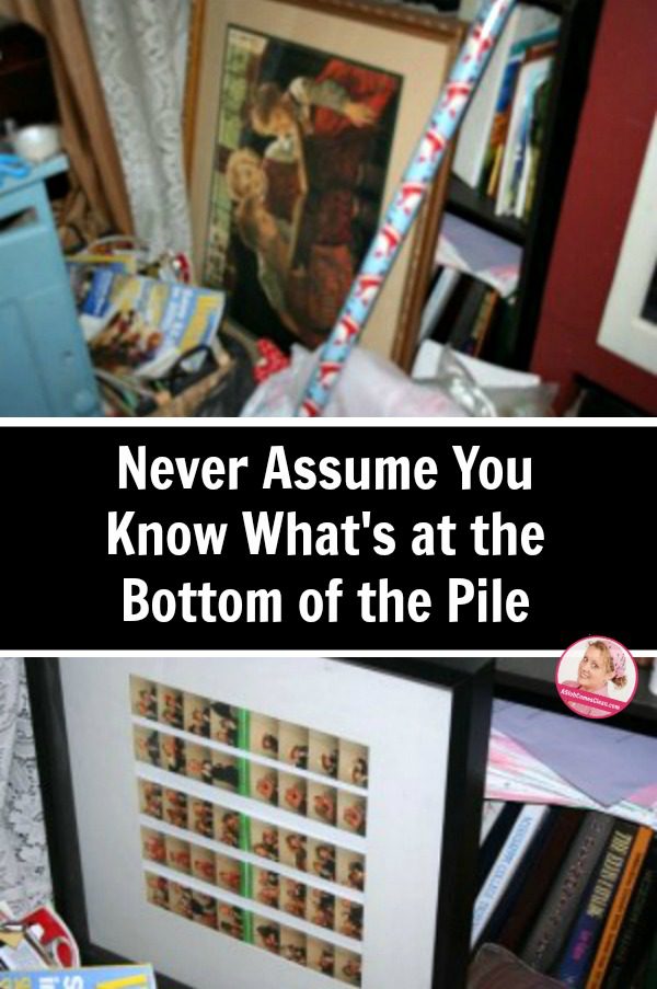 Never Assume You Know What's at the Bottom of the Pile of Clutter at ASlobComesClean.com