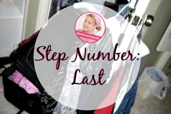 step number last fb at ASlobComesClean.com