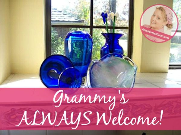 Grammy Always Welcome at ASlobComesClean.com