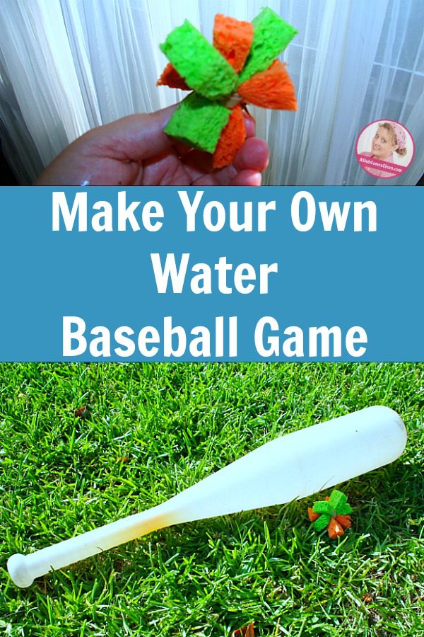 How to Make Your Own Water Baseball Game Summer Fun with Kids at ASlobComesClean.com