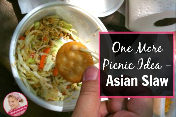 One More Picnic Idea - Asian Slaw at ASlobComesClean.com fb