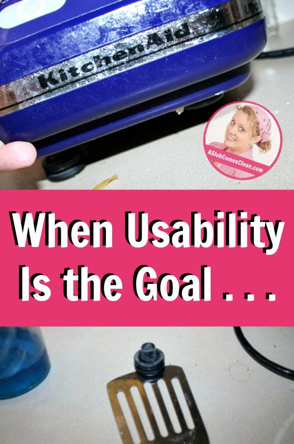 When Usability Is the Goal pin at ASlobComesclean.com