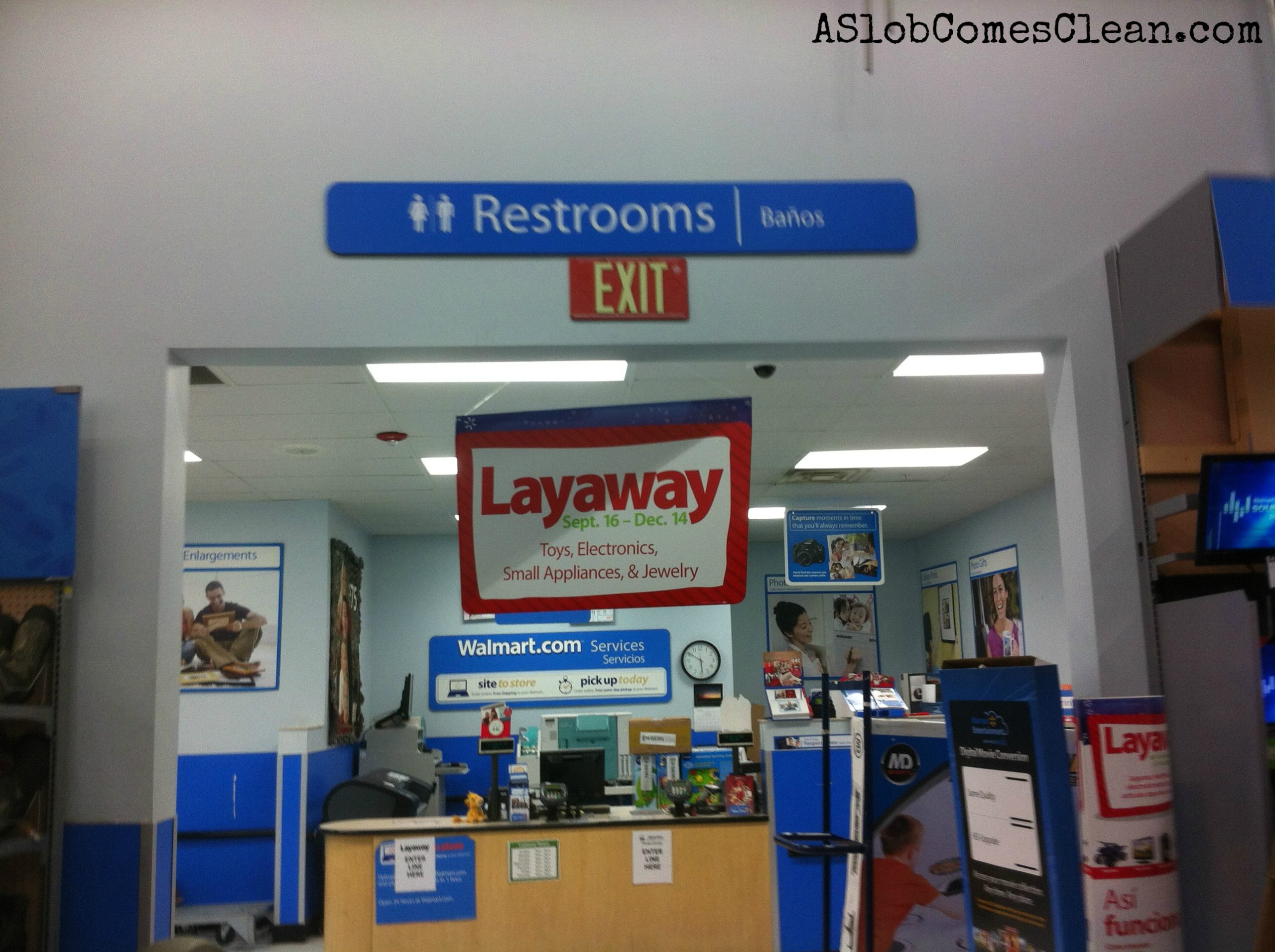 walmart layaway counter Dana K. White A Slob Comes Clean