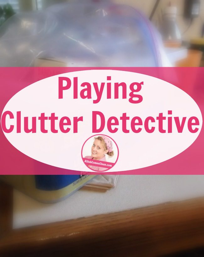 Playing Clutter Detective at ASlobComesClean.com