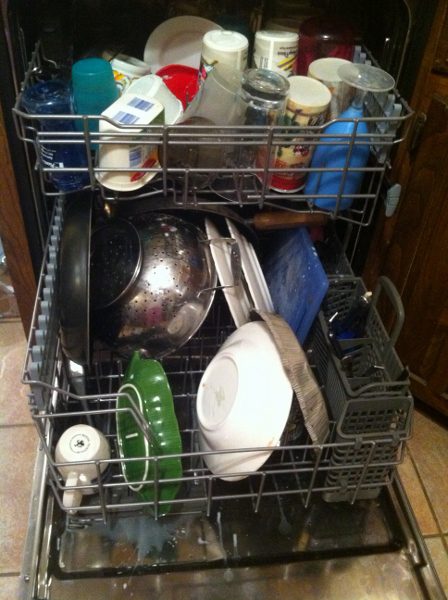 The Dishwasher. Pretty Much Full.