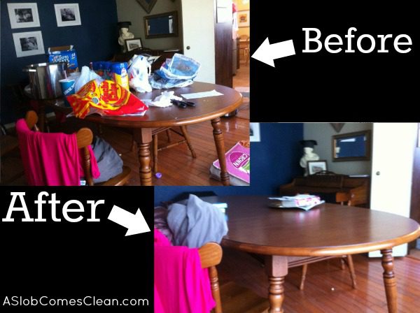 Project Home Recovery Dining Room Before and Afters