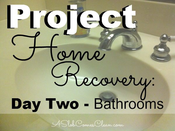 Project Home Recovery at @ASlobComesClean Day Two - Bathrooms