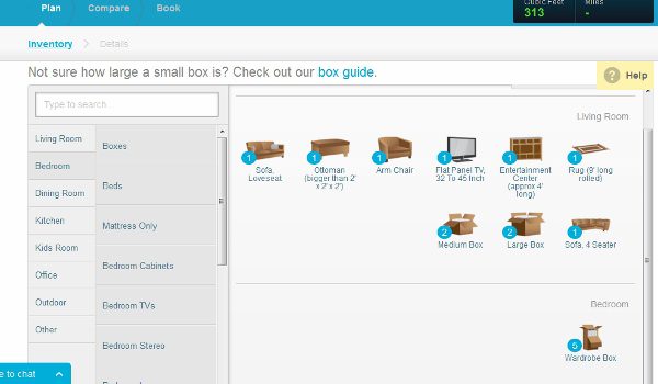 screenshot of Unpakt system for getting rates on movers (600x350)