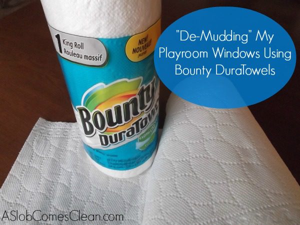 De-Mudding My Playroom Windows at ASlobComesClean.com