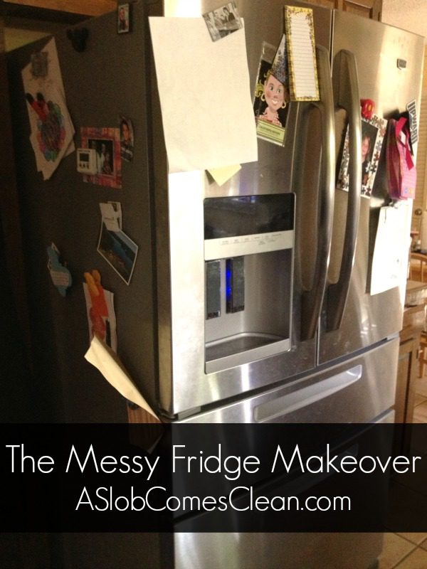 Before and After Refrigerator Makeover