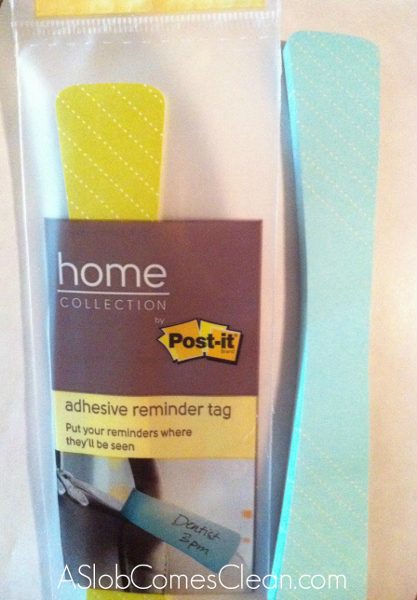 Post-it Home Collection Reminder Tags at ASlobComesClean.com (417x600)