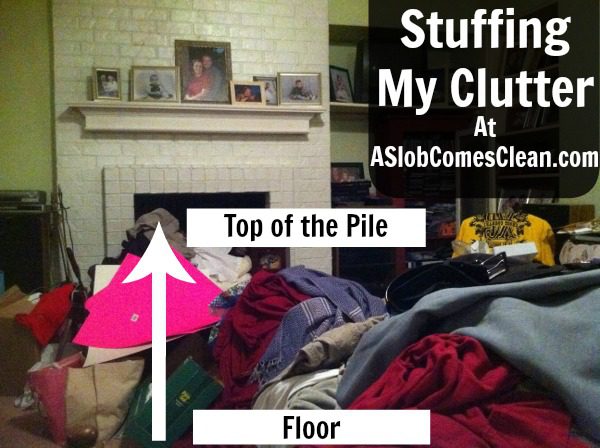 Stuffing My Clutter at ASlobComesClean.com