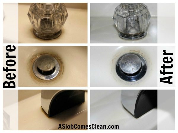 Before and After Pictures Using Non-Toxic Heavy Duty Cleaner Clutter Cleaner - Review at ASlobComesClean.com