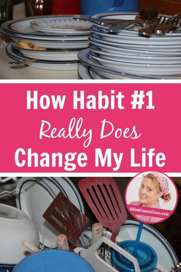 How Habit #1 Really Does Change My Life at ASlobComesClean.com