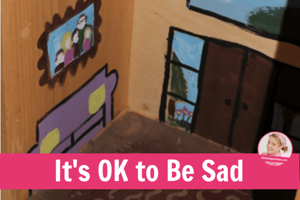 It's OK to Be Sad title at ASlobComesClean.com