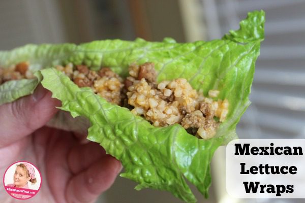 Mexican Lettuce Wraps at ASlobComesClean.com