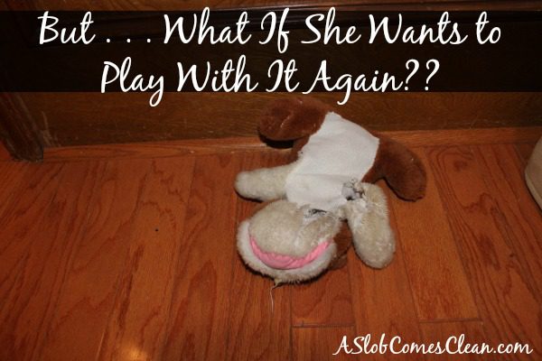 But . . . What if She Wants to Play With It Again at ASlobComesClean.com