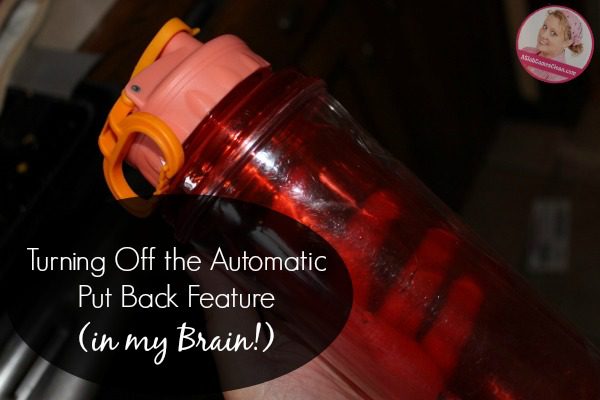 Decluttering - Turning Off the Automatic-Put-Back Feature in my Brain! at ASlobComesClean.com