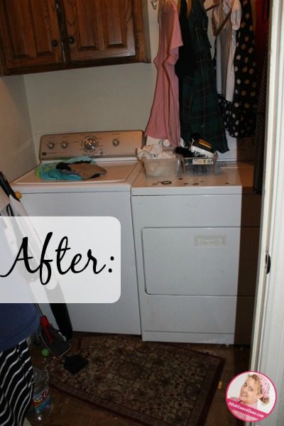 I can finally walk into my laundry room!! At ASlobComesClean.com