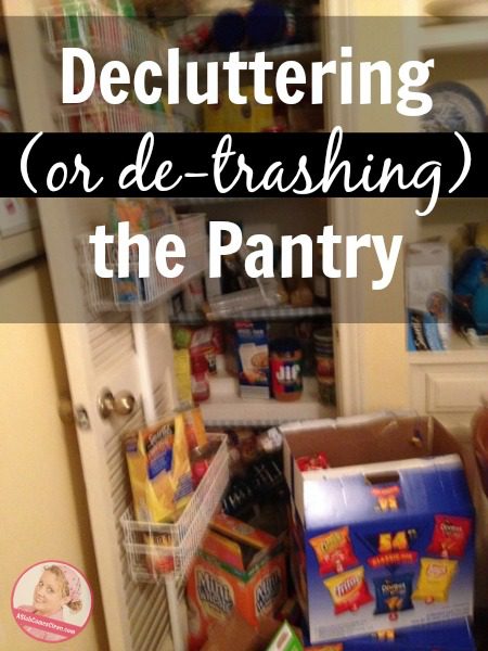 Decluttering the Pantry (With a Webisode) at ASlobComesClean.com