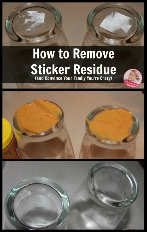 How to Remove Sticker Residue at ASlobComesClean.com pin