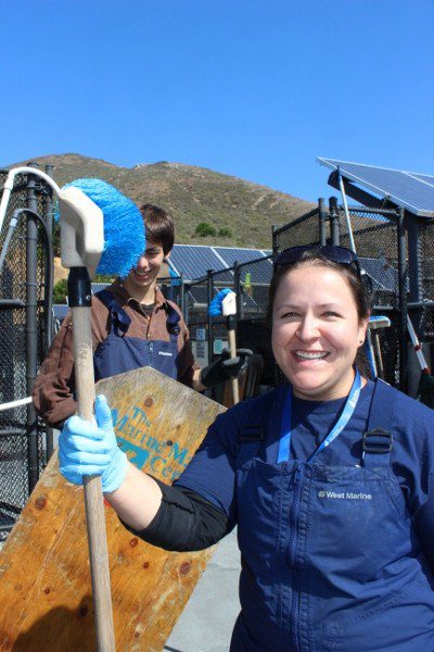 My assigned volunteer at The Marine Mammal Center - ASlobComesClean.com