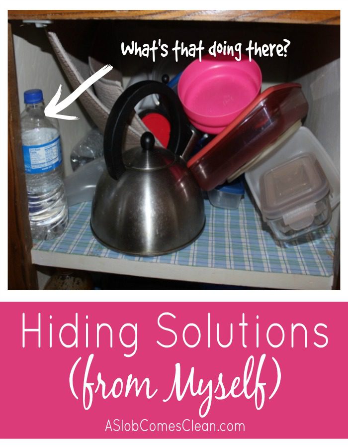 Hiding Solutions from Myself - ASlobComesClean.com