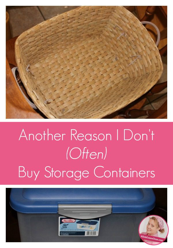 Another Reason I Don't (Often) Buy Storage Containers at ASlobComesClean.com